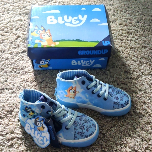Ground Up Bluey and Bingo Sneakers size 10